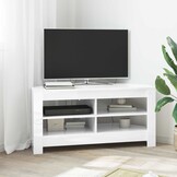 Hoek TV-Kast Hoogglans Wit 102x41x50 cm - 34% Korting!