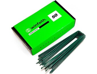 50x Grondankers Kunstgras & Onkruiddoek - Groen 150mm - 28% Korting