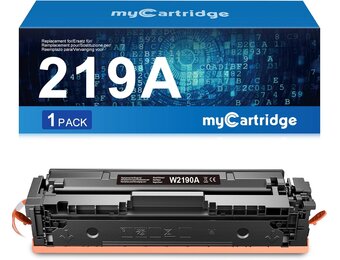 Toner cartridge Zwart voor HP 219A W2190A | Compatibel met HP LaserJet Pro 3202 MFP, 3302 | 1300 pagina's | Zonder chip