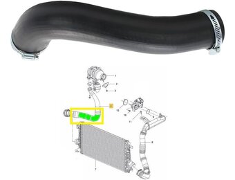 Luchtinlaatslang Turbo Slang voor Opel Astra J (Hatchback Sports Tourer GTC Saloon) Zafira C Tourer Cascada 1.4t 2.0 CDTI | Duurzaam | Met klemmen