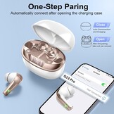 Draadloze Bluetooth 5.4 Koptelefoon - Goud Wit (31% Korting)