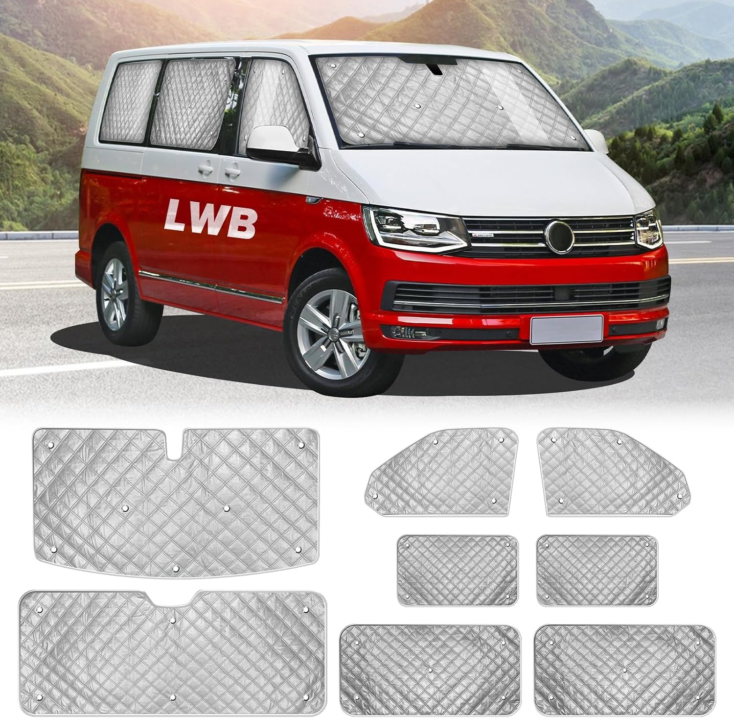 MaxAwe Thermomatten 8-delig voor VW T5/T6 LWB - 53% Korting