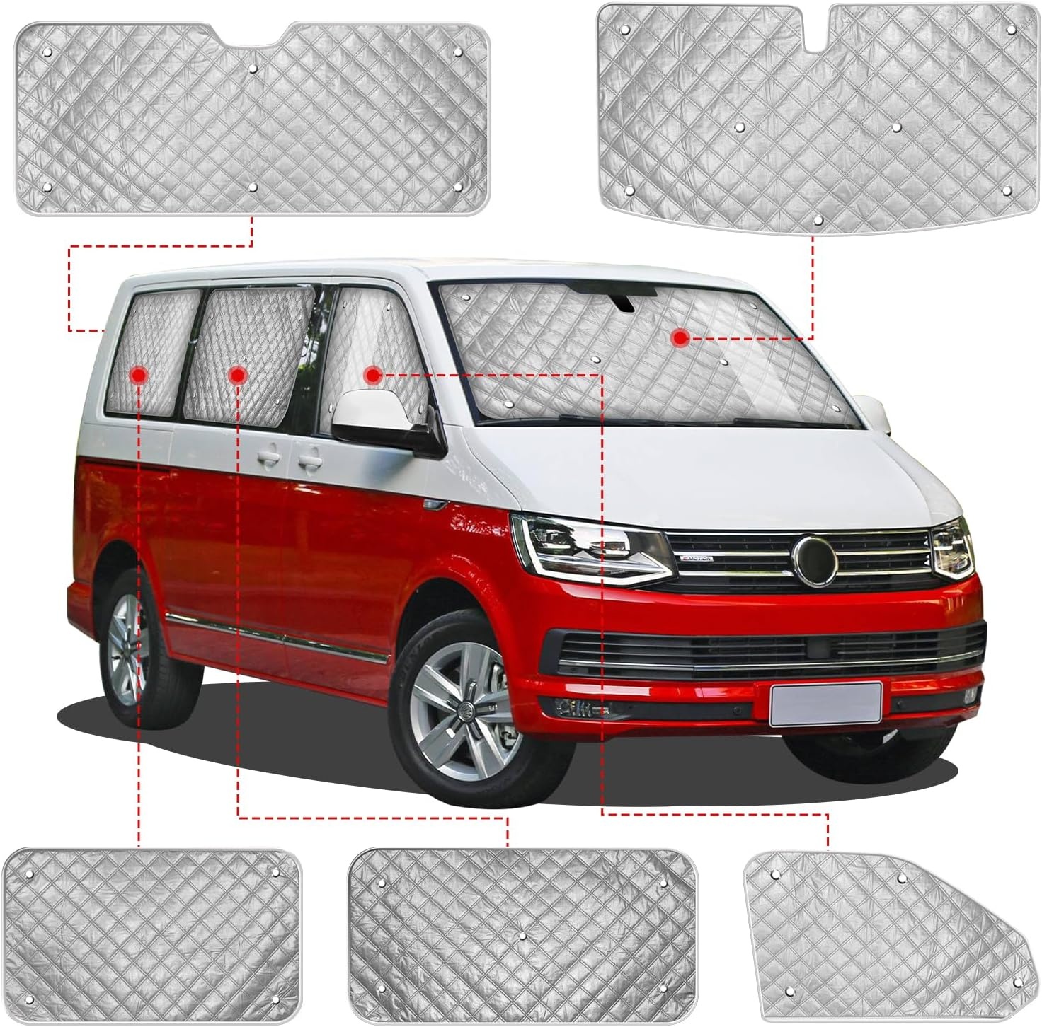 MaxAwe Thermomatten 8-delig voor VW T5/T6 LWB - 53% Korting