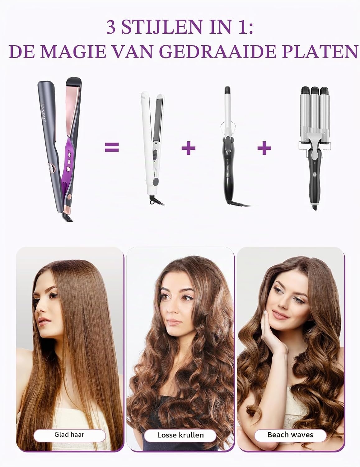 2-in-1 Stijltang & Krultang met 33% Korting