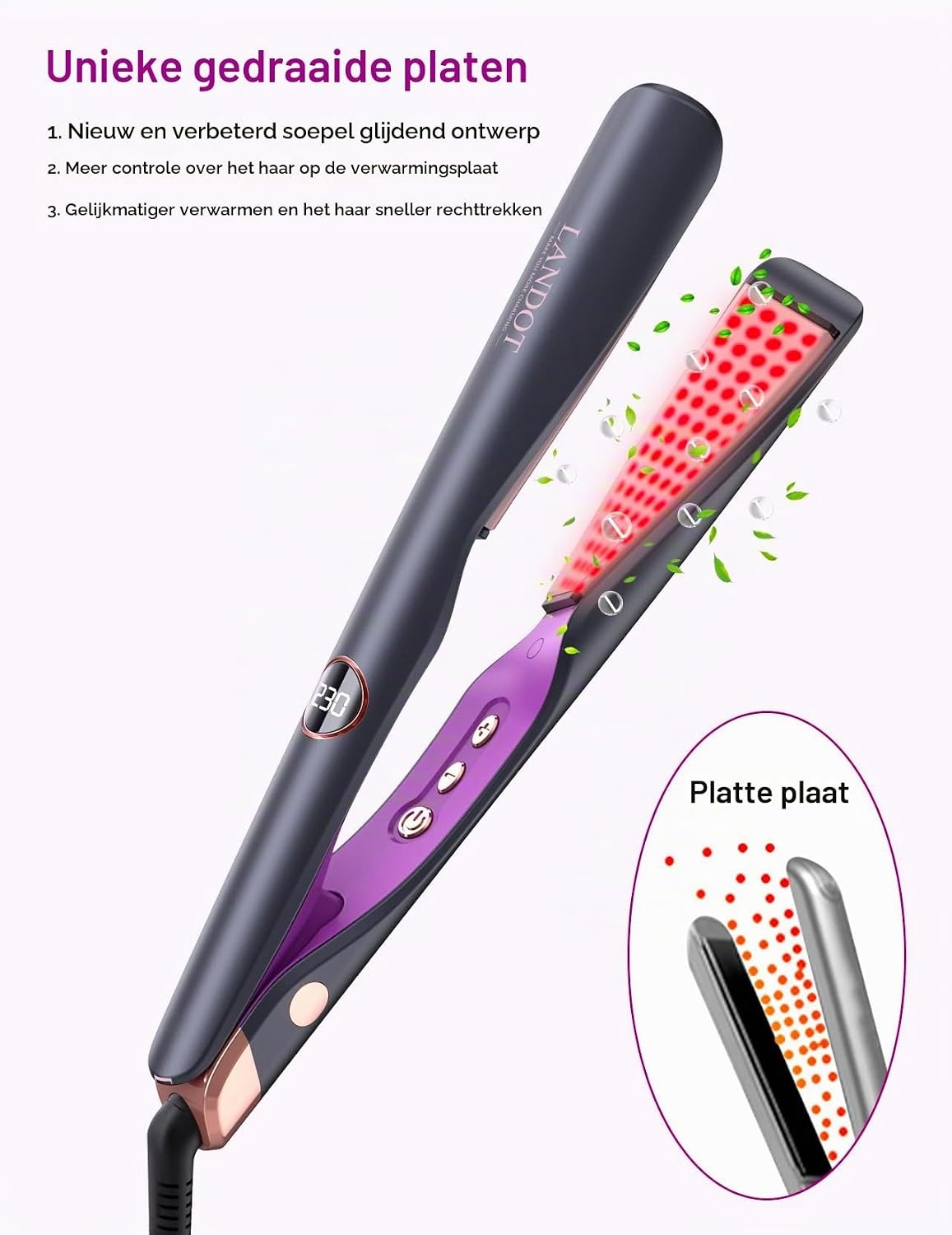 2-in-1 Stijltang & Krultang met 33% Korting