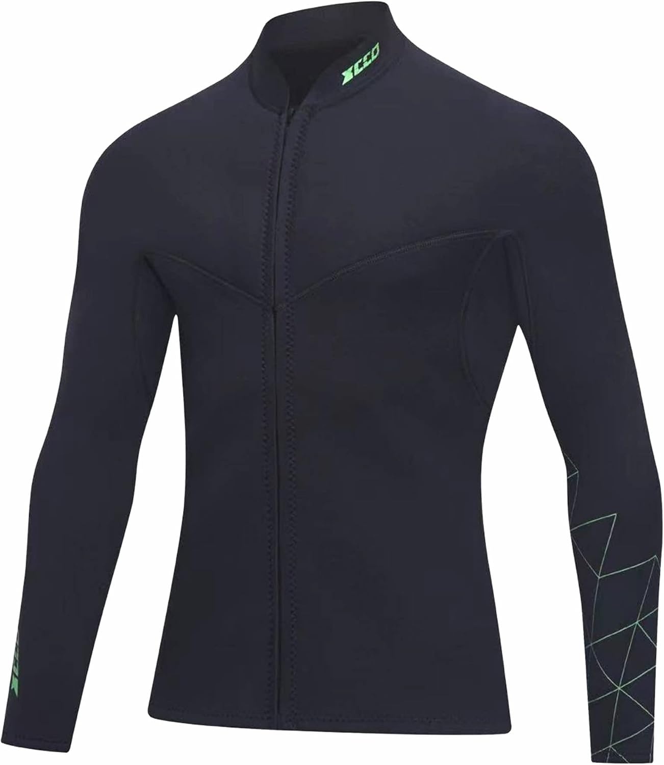 ZCCO 3mm Neopreen Duikjack Heren - Zwart - Maat L - 33% Korting