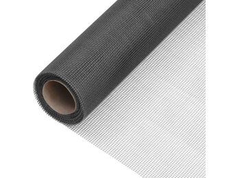 VidaXL Glasvezel Gaas 60x500 cm Zwart - 58% Korting