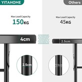 Klaptafel Rond 122 cm Zwart - 34% Korting