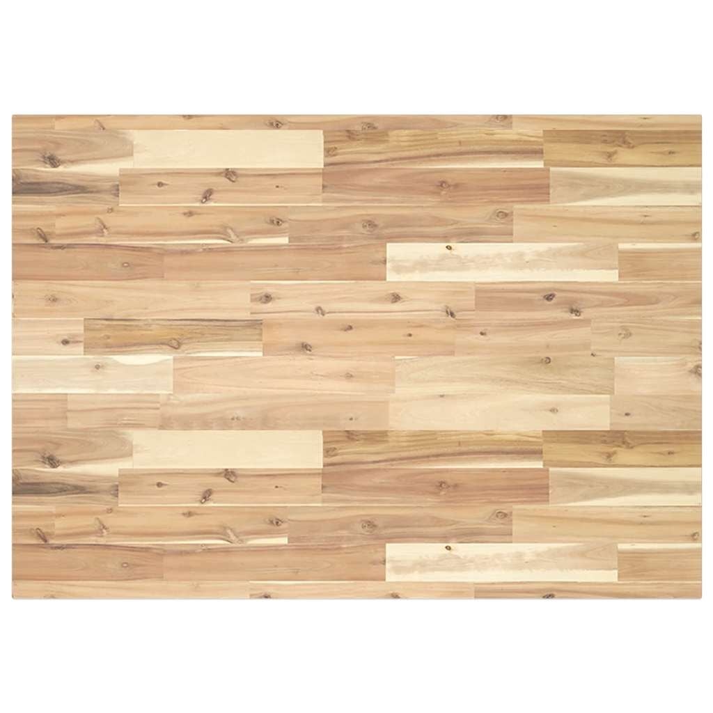 Rechthoekig Acaciahouten Tafelblad 100x70x2 cm - 34% Korting
