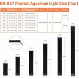 Hygger Aquariumverlichting LED 72W - 122-139cm Tank - 34% Korting