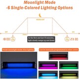 Hygger Aquariumverlichting LED 72W - 122-139cm Tank - 34% Korting