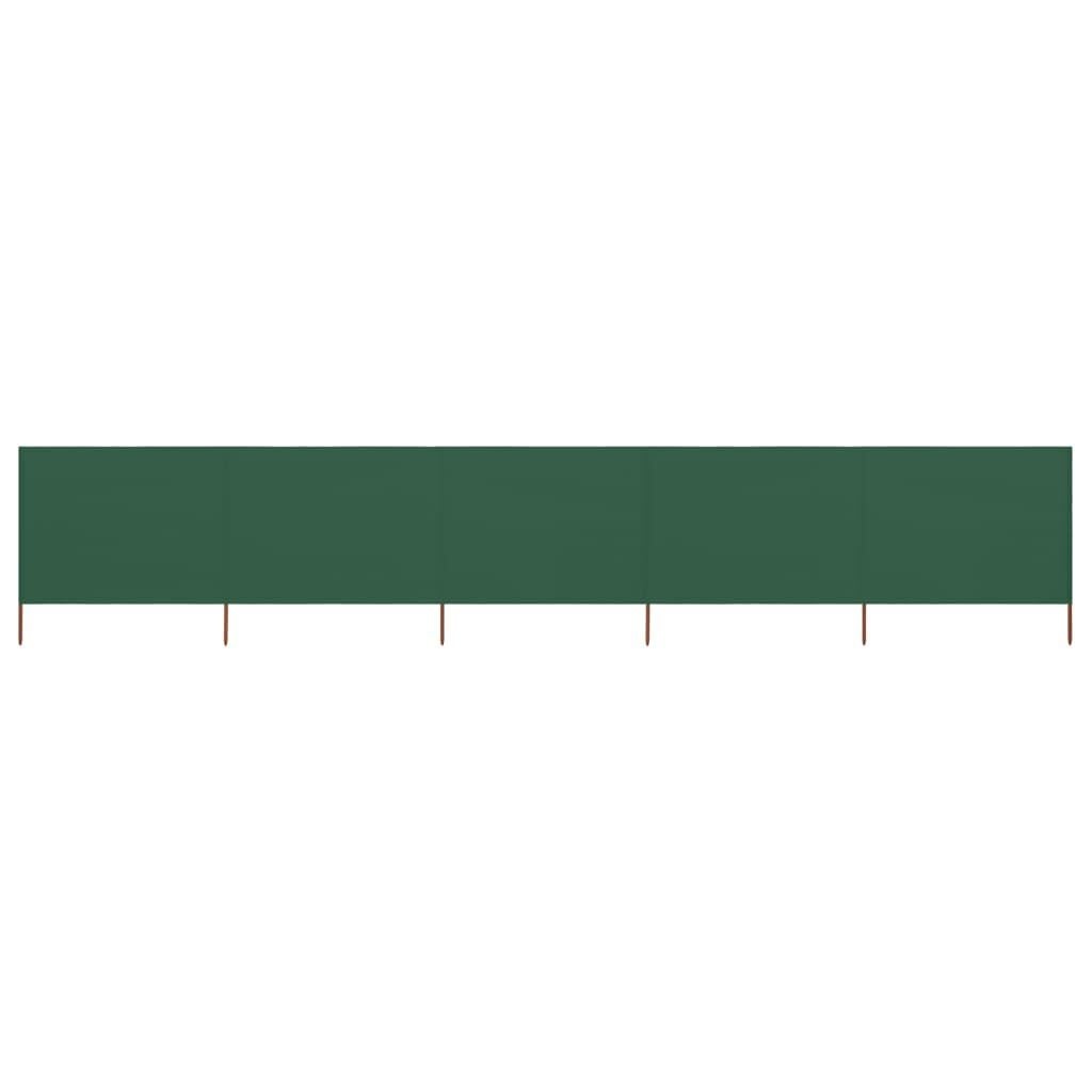 Groen Windscherm 5-Panel 600x160 cm - 54% Korting!