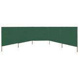 Groen Windscherm 5-Panel 600x160 cm - 54% Korting!