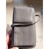 Aeeque Telefoontasje Schoudertas voor Dames van PU Leer, 20 x 12 x 5 cm