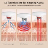 3-in-1 cupping massageapparaat massageapparaat met lymfedrainage apparaat cellulitis massageapparaat massage pistool en EMS buikspiertrainer voor lichaamsversteviging en modellering draagbaar