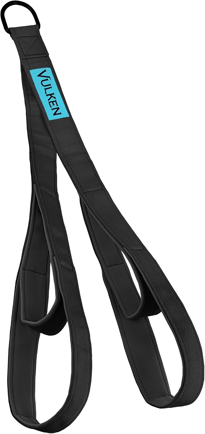 Vulken Tricep Rope Cable Attachment - Zwart - Twee lengtes: 56 cm en 73 cm