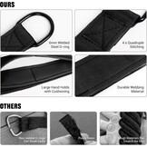 Vulken Tricep Rope Cable Attachment - Zwart - Twee lengtes: 56 cm en 73 cm
