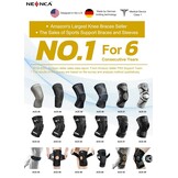 NEENCA Kniebrace, Kniecompressie Sleeve Ondersteuning met Patella Gel Pad & Side Spring Stabilizers, Kniebeschermer voor hardlopen, Meniscus scheur, Artritis, Gezamenlijke Pijn Relief,Letsel Recovery
