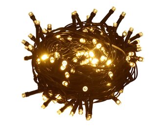vidaXL Lichtsnoer 2000 LED's voor binnen en buiten IP44 200 m warmwit