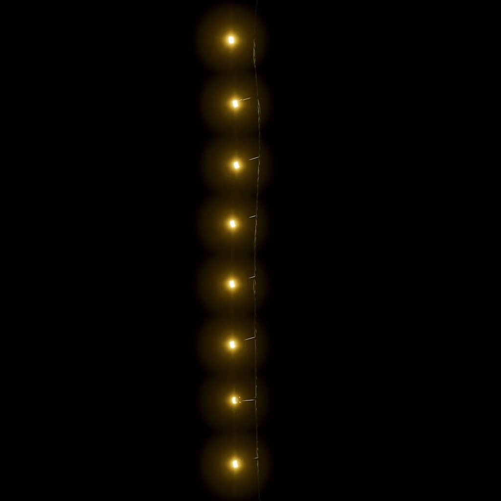 vidaXL Lichtsnoer 2000 LED's voor binnen en buiten IP44 200 m warmwit