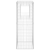 vidaXL Schanskorf palen 2 st 50x50x140 cm ijzer