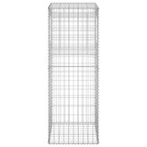 vidaXL Schanskorf palen 2 st 50x50x140 cm ijzer