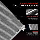 Aircocondensor Jaguar I-Pace X590 (608x400mm Aluminium) - 34% Korting