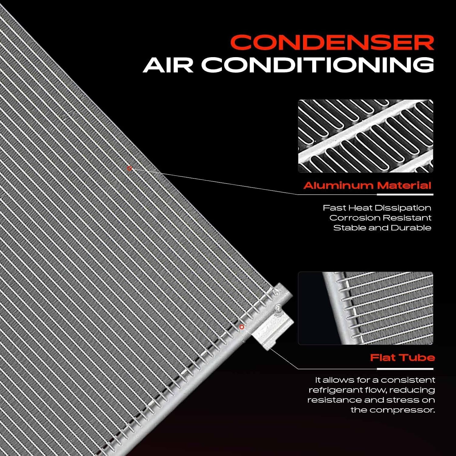 Aircocondensor Jaguar I-Pace X590 (608x400mm Aluminium) - 34% Korting