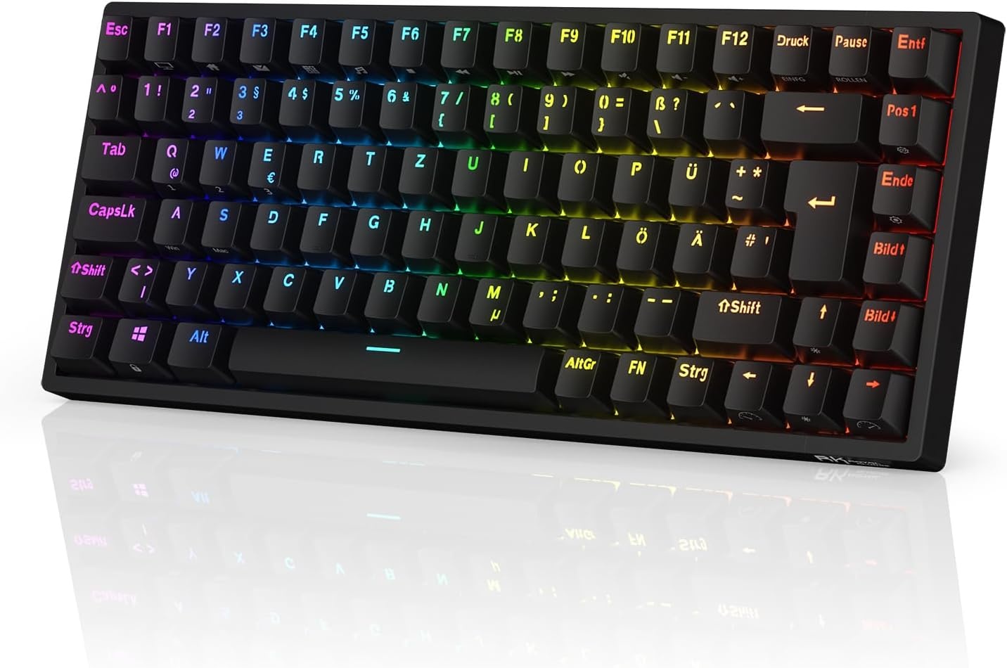 Mechanisch Gaming Toetsenbord QWERTZ 75% RGB - 57% Korting!