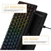 Mechanisch Gaming Toetsenbord QWERTZ 75% RGB - 57% Korting!