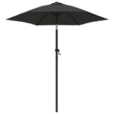 Parasol Aluminium Antraciet 200x224 cm - 33% Korting!