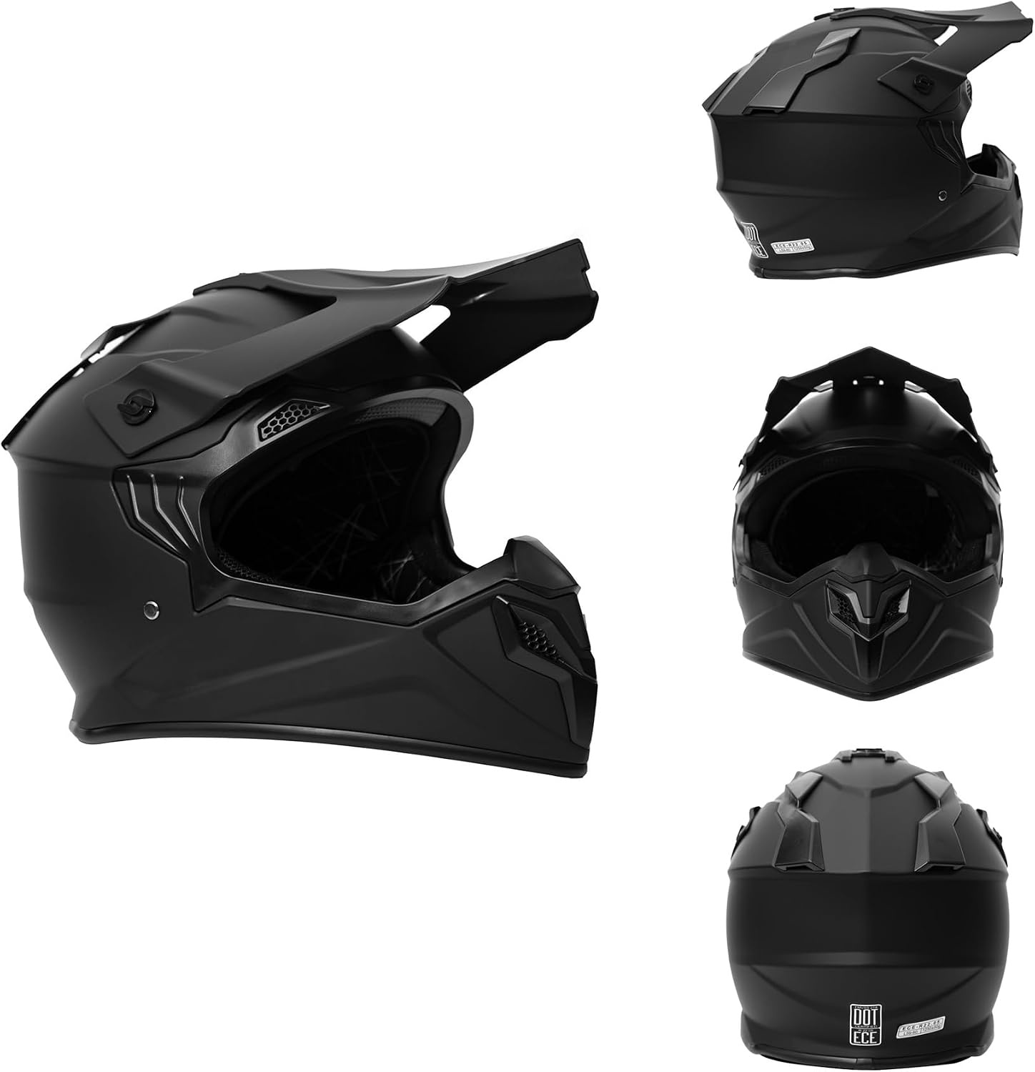 Kindermotocrosshelm Full-Face Zwart L met 34% Korting