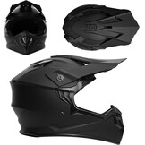 Kindermotocrosshelm Full-Face Zwart L met 34% Korting