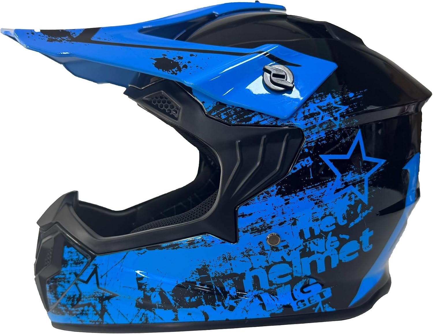 Kindermotocrosshelm Full-Face Zwart L met 34% Korting