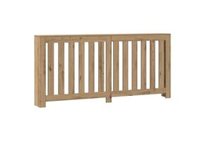 Radiatorombouw Eikenkleur Bewerkt Hout 175x20x82 cm - 40% Korting