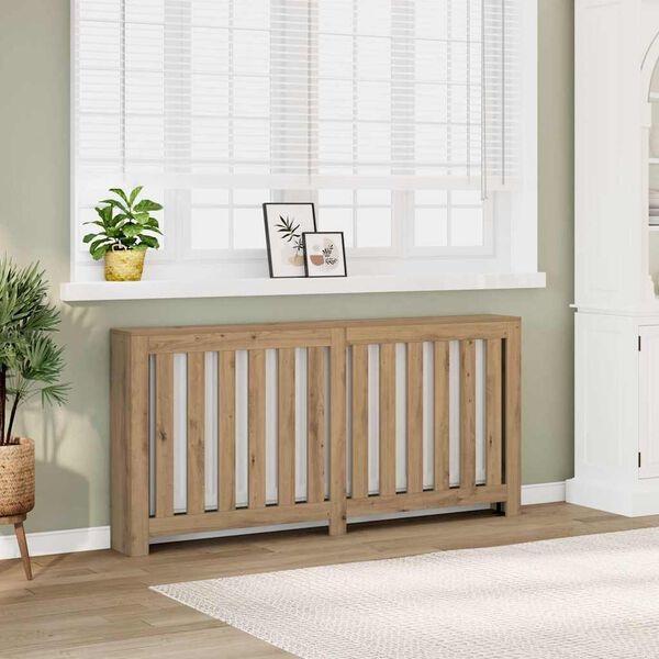 Radiatorombouw Hout Artisanaal Eiken 175x20x82 cm - 34% Korting