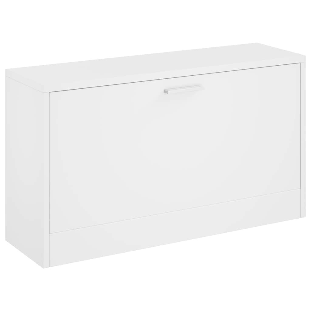 Schoenenkast Wit 80x24x45 cm - Ruimte voor 6 Paren, 34% Korting