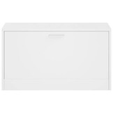 Schoenenkast Wit 80x24x45 cm - Ruimte voor 6 Paren, 34% Korting