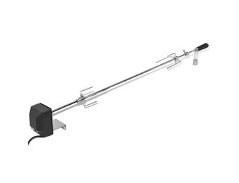 VidaXL BBQ Draaispit met Motor Staal 1200mm - 58% Korting