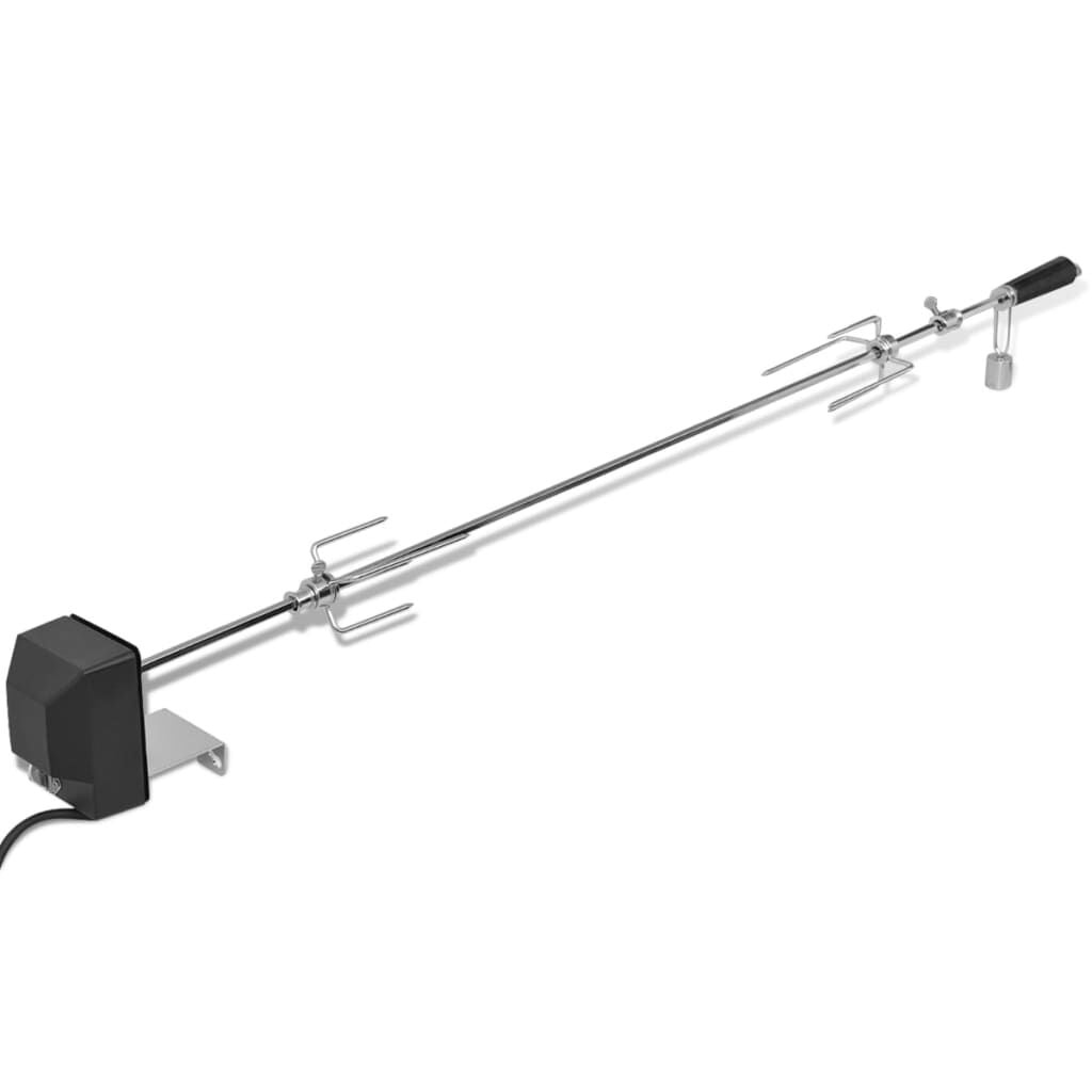 VidaXL BBQ Draaispit met Motor Staal 1200mm - 58% Korting