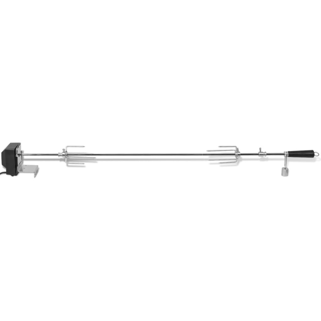 VidaXL BBQ Draaispit met Motor Staal 1200mm - 58% Korting
