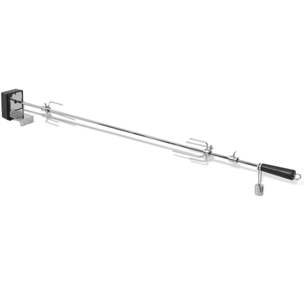 VidaXL BBQ Draaispit met Motor Staal 1200mm - 58% Korting