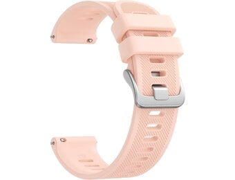 Unisex Siliconen Horlogeband 20mm Twill Roze - 45% Korting