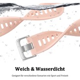 Unisex Siliconen Horlogeband 20mm Twill Roze - 45% Korting