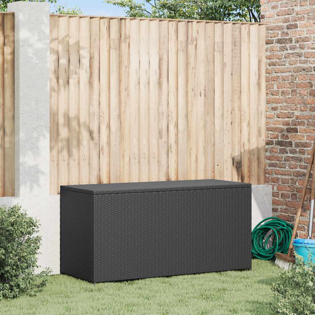 Tuinbox Poly Rattan Zwart 120x50x60 cm - 34% Korting