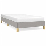 Lichtgrijs Bedframe van Stof 90x200 cm - 34% Korting!