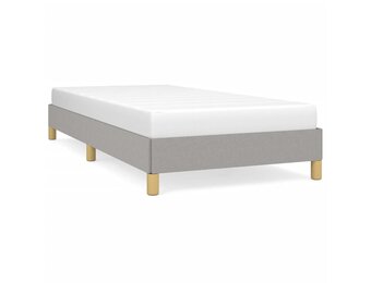 Lichtgrijs Bedframe van Stof 90x200 cm - 34% Korting!