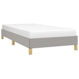 Lichtgrijs Bedframe van Stof 90x200 cm - 34% Korting!