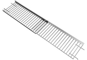 Uittrekbaar Warmhoudrooster Gasbarbecue 50-82cm RVS Antiaanbak - 37% Korting