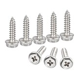 25x Zelftappende Schroeven M3x12mm RVS 304 - 47% Korting